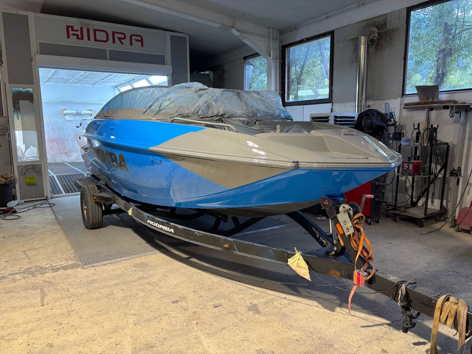 Atelier de carrosserie